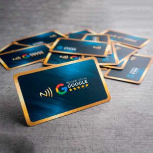 Tarjetas en PVC con chip NFC y grabación de link.